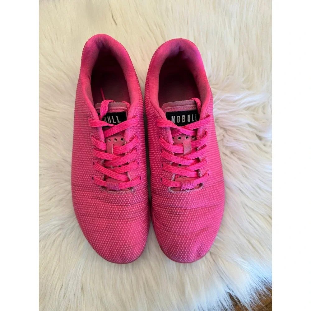 NoBull hot pink lifting crossfit‎ shoes men's size 8 women's size 9.5 GUC